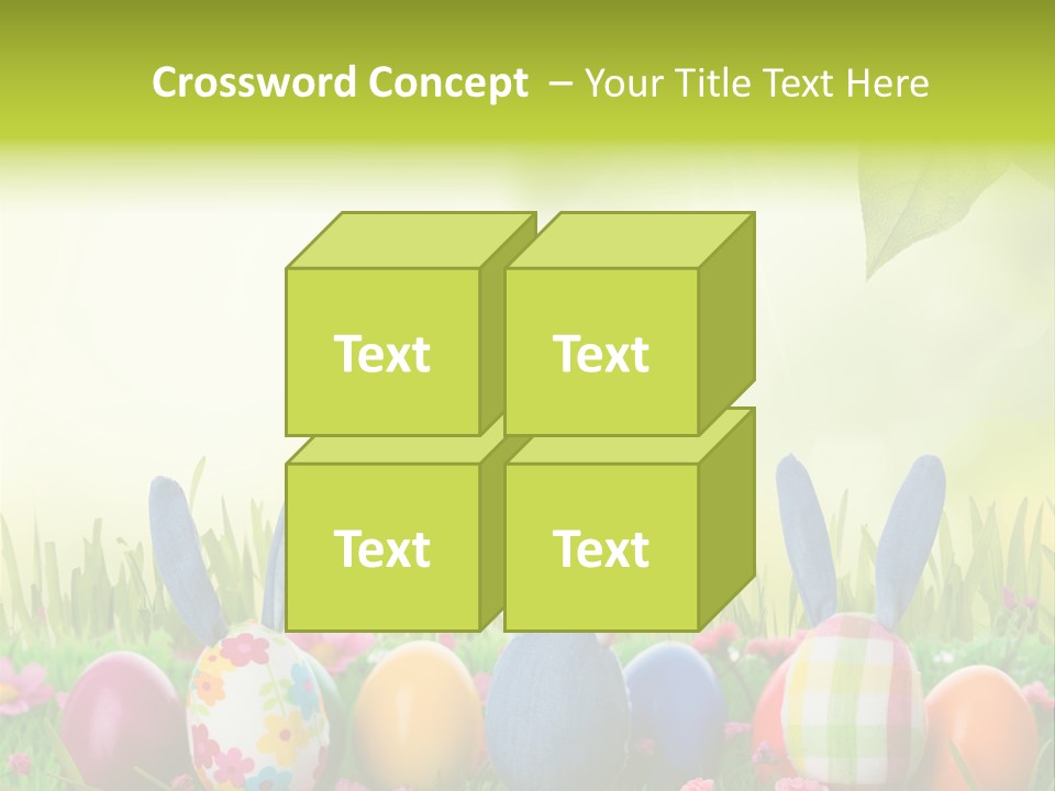 Farbe Osterei Easter PowerPoint Template