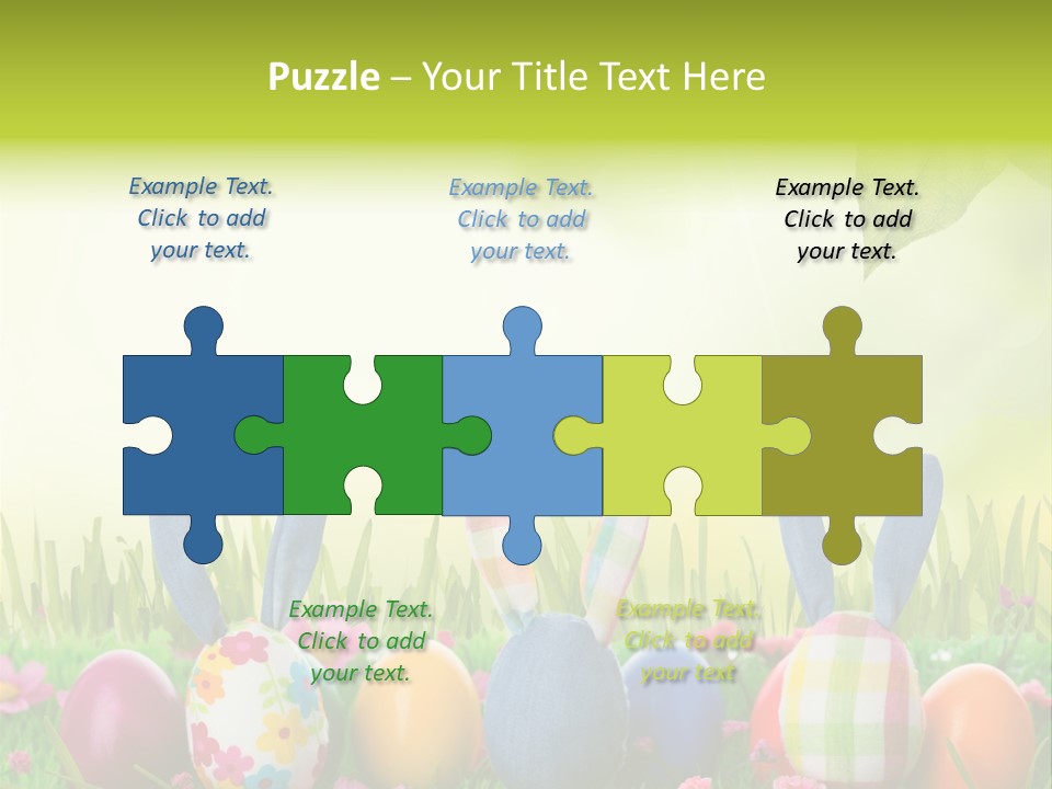 Farbe Osterei Easter PowerPoint Template