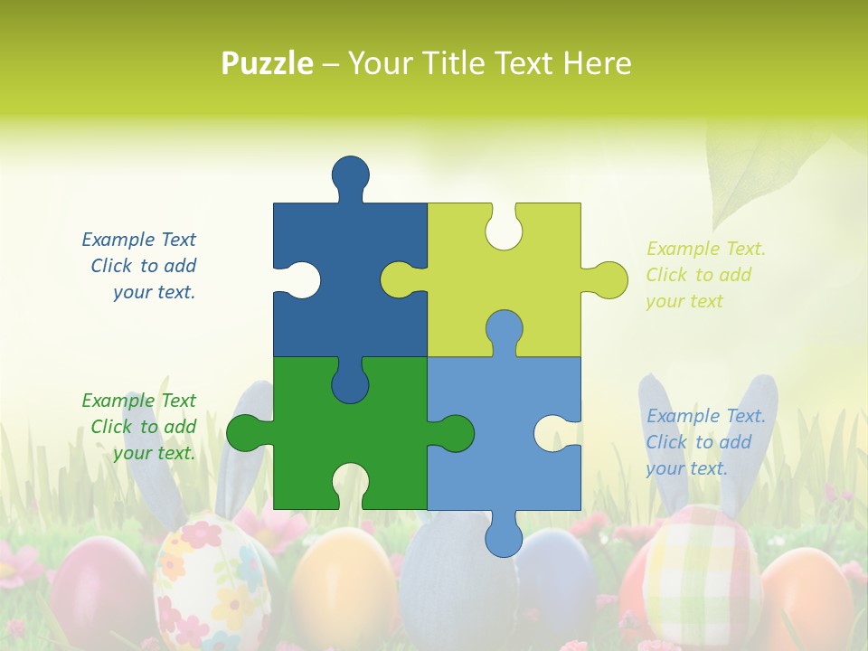 Farbe Osterei Easter PowerPoint Template