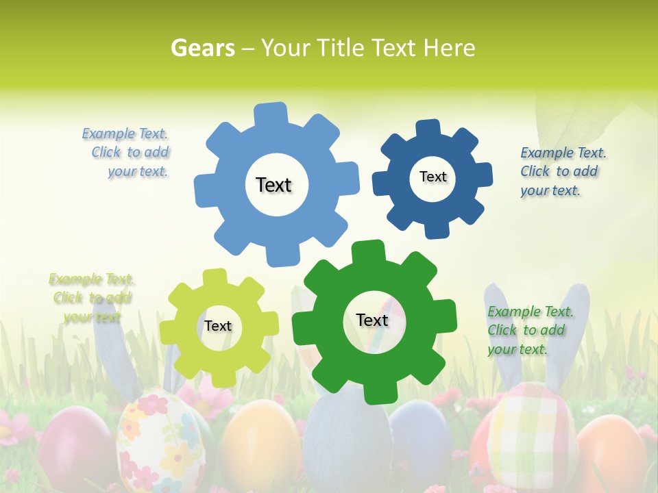 Farbe Osterei Easter PowerPoint Template