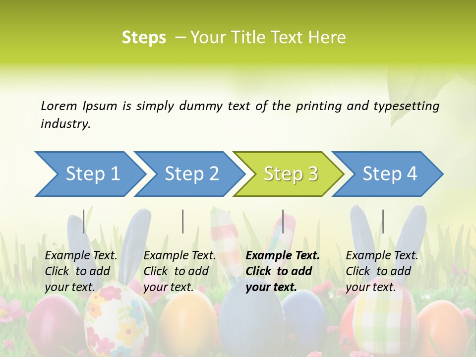 Farbe Osterei Easter PowerPoint Template