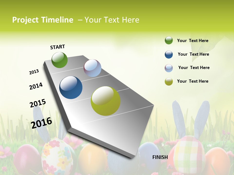 Farbe Osterei Easter PowerPoint Template