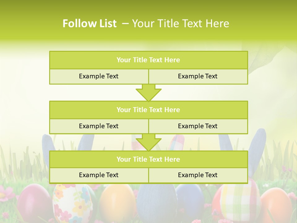 Farbe Osterei Easter PowerPoint Template