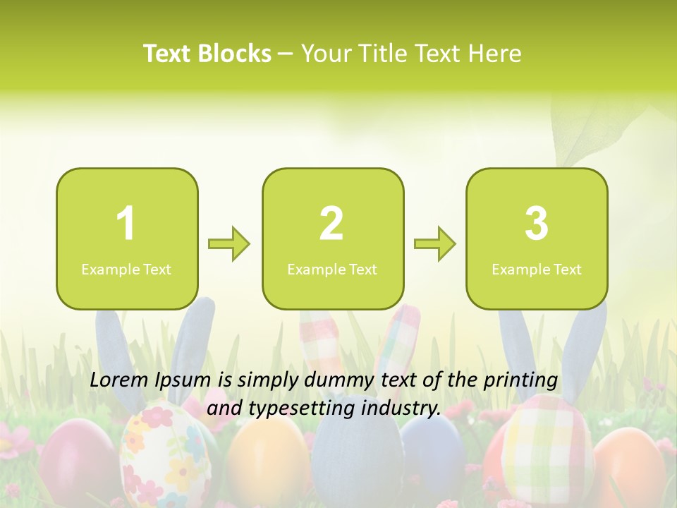 Farbe Osterei Easter PowerPoint Template