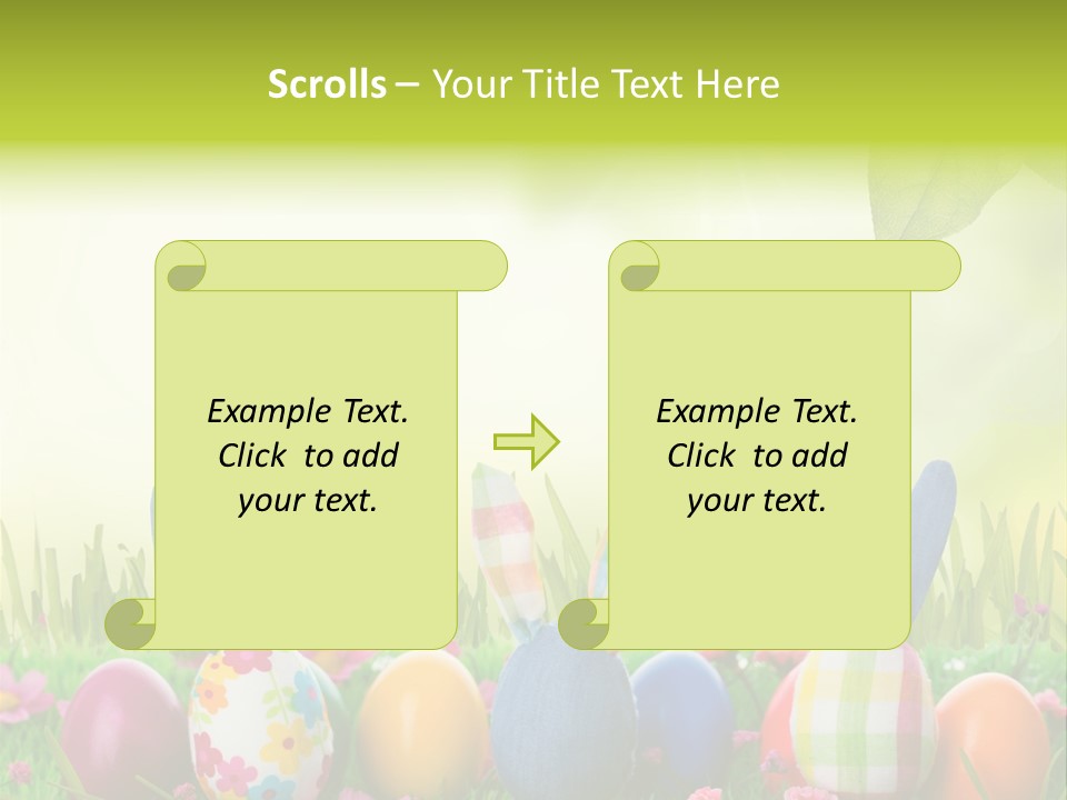 Farbe Osterei Easter PowerPoint Template