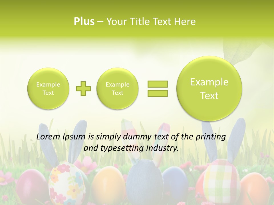 Farbe Osterei Easter PowerPoint Template