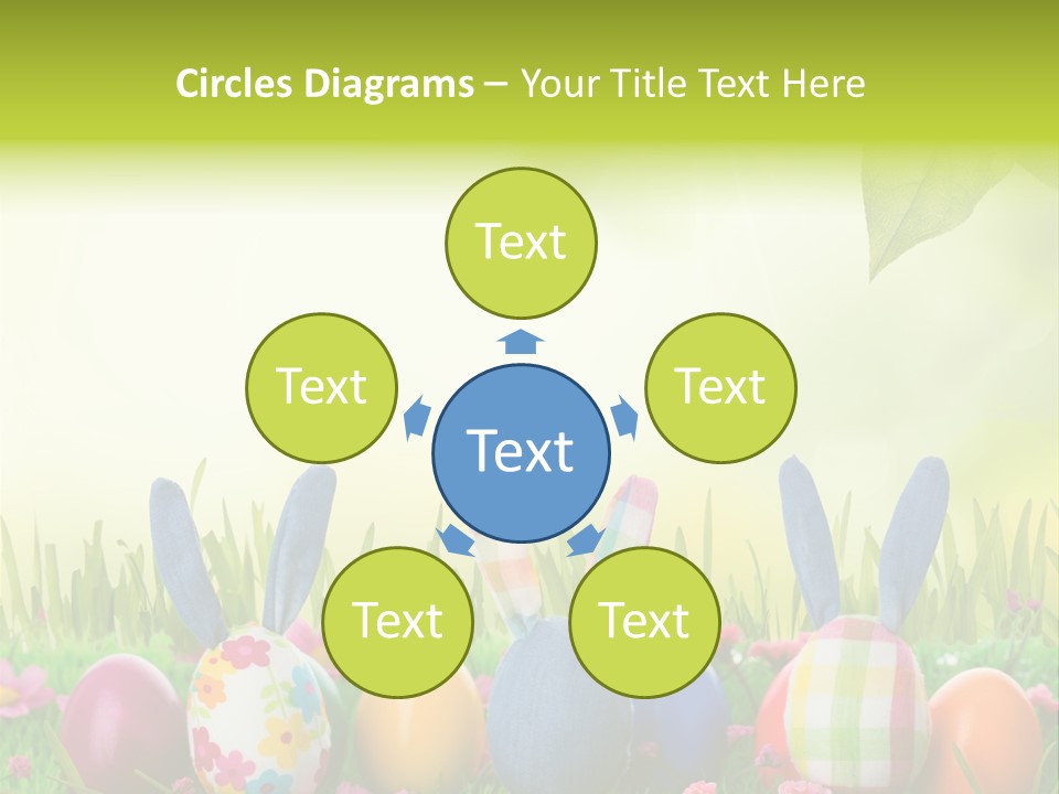 Farbe Osterei Easter PowerPoint Template