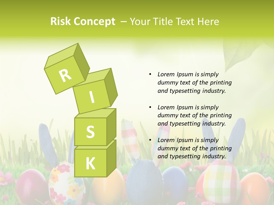 Farbe Osterei Easter PowerPoint Template