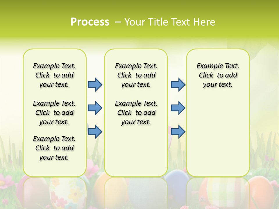Farbe Osterei Easter PowerPoint Template