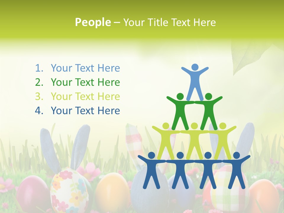 Farbe Osterei Easter PowerPoint Template