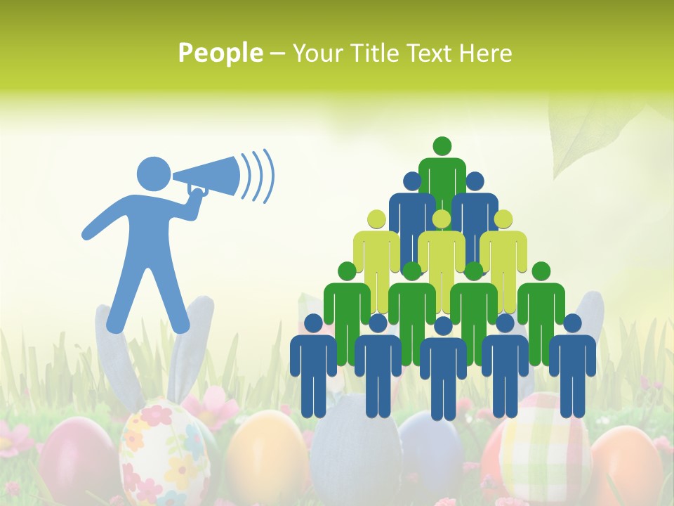 Farbe Osterei Easter PowerPoint Template