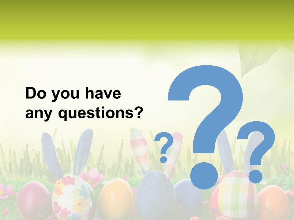 Farbe Osterei Easter PowerPoint Template
