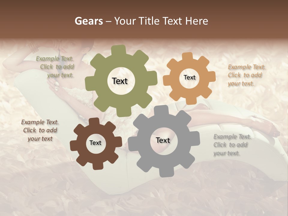 Art Portrait Beauty PowerPoint Template