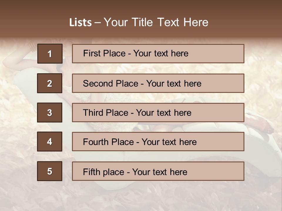 Art Portrait Beauty PowerPoint Template