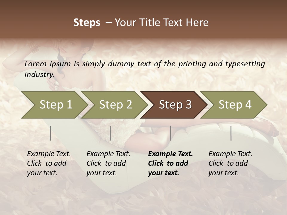 Art Portrait Beauty PowerPoint Template