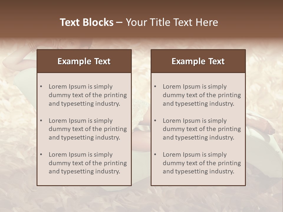 Art Portrait Beauty PowerPoint Template