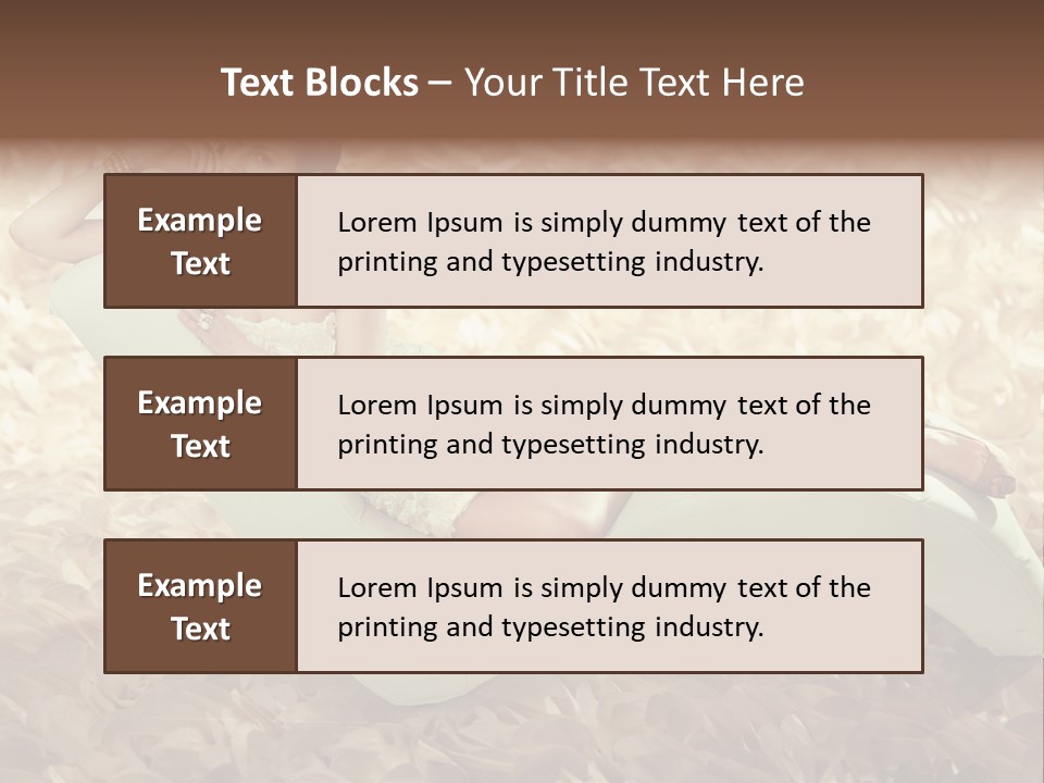 Art Portrait Beauty PowerPoint Template