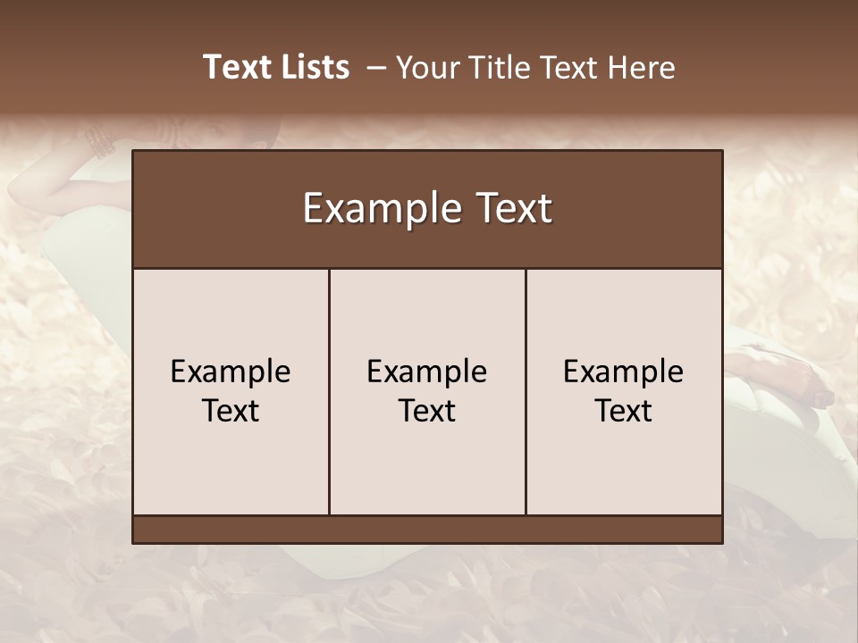 Art Portrait Beauty PowerPoint Template