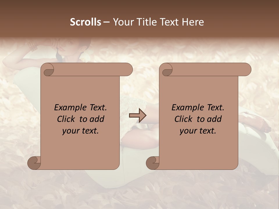 Art Portrait Beauty PowerPoint Template
