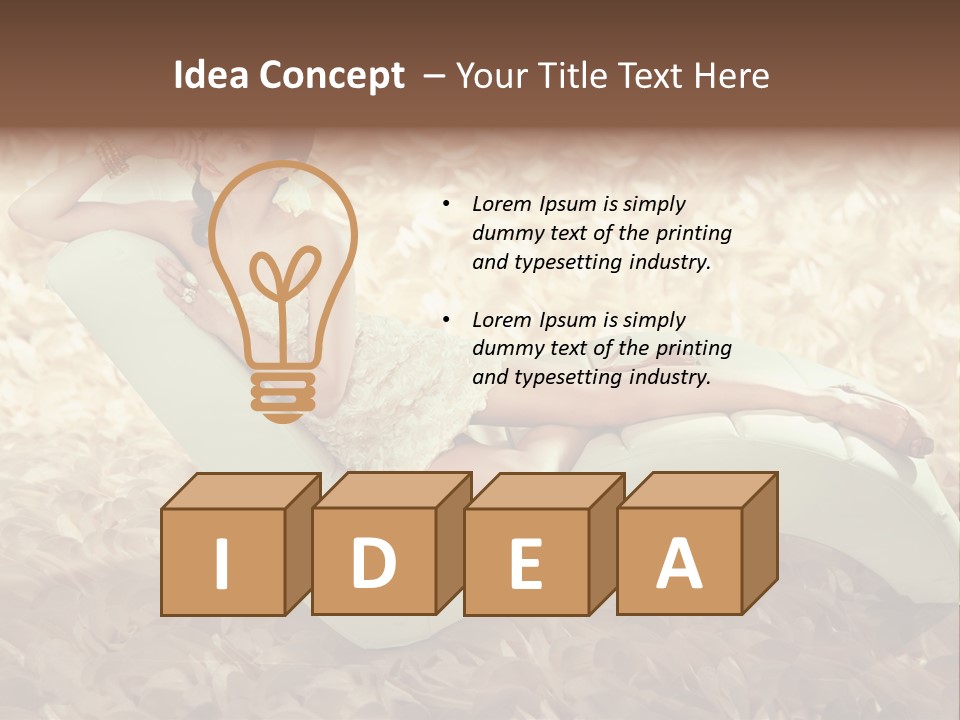 Art Portrait Beauty PowerPoint Template