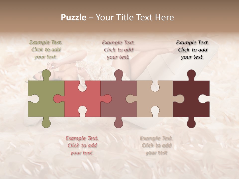 Orchids Lady Eyeshadow PowerPoint Template