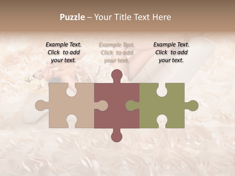 Orchids Lady Eyeshadow PowerPoint Template