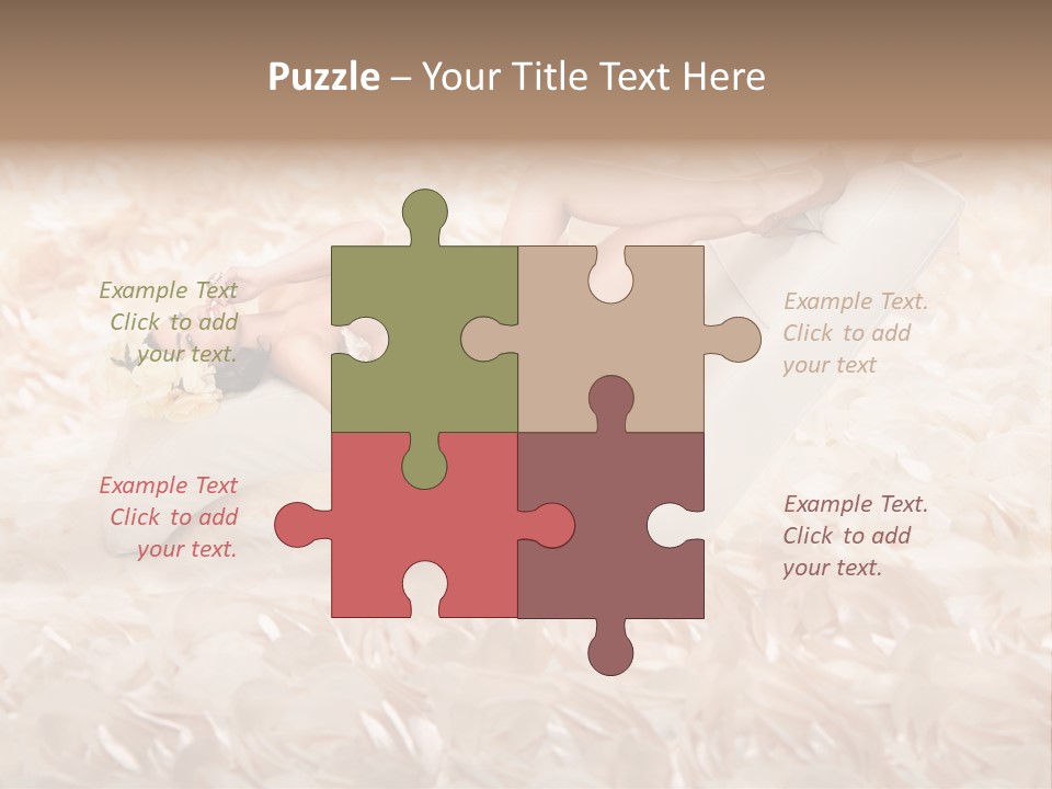 Orchids Lady Eyeshadow PowerPoint Template