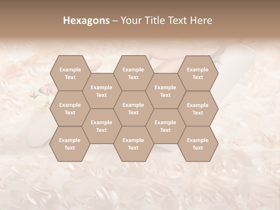 Orchids Lady Eyeshadow PowerPoint Template