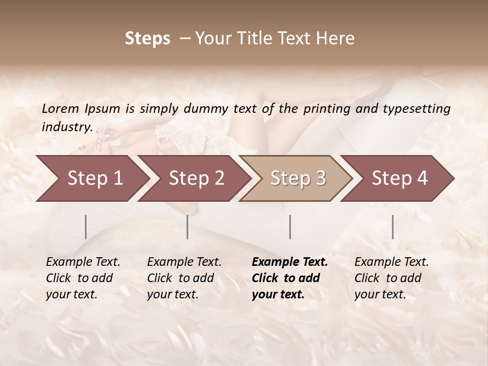 Orchids Lady Eyeshadow PowerPoint Template