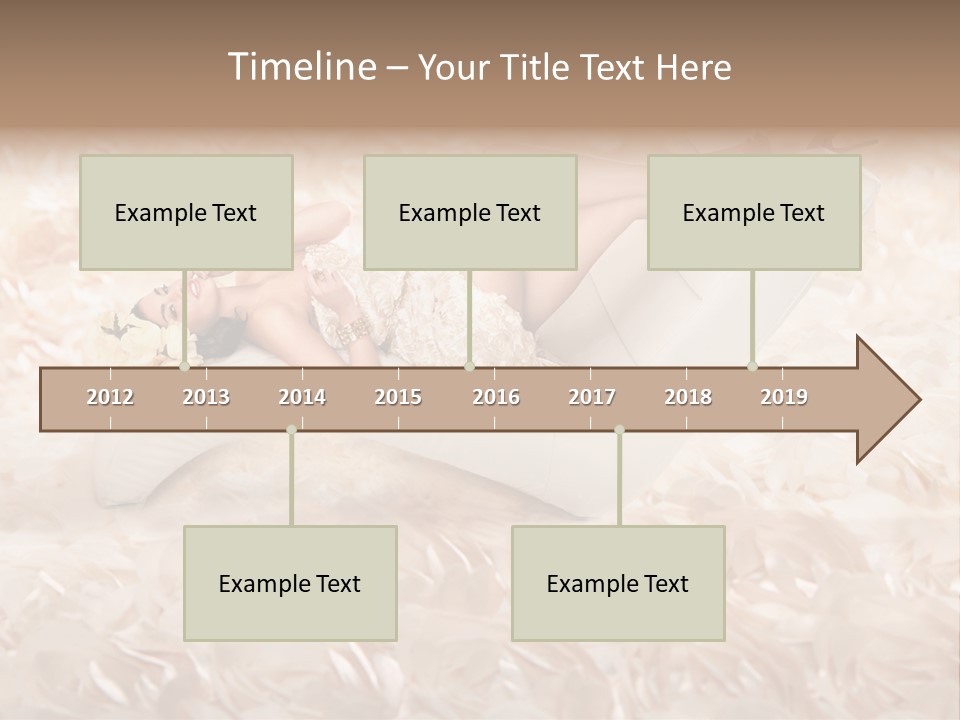 Orchids Lady Eyeshadow PowerPoint Template