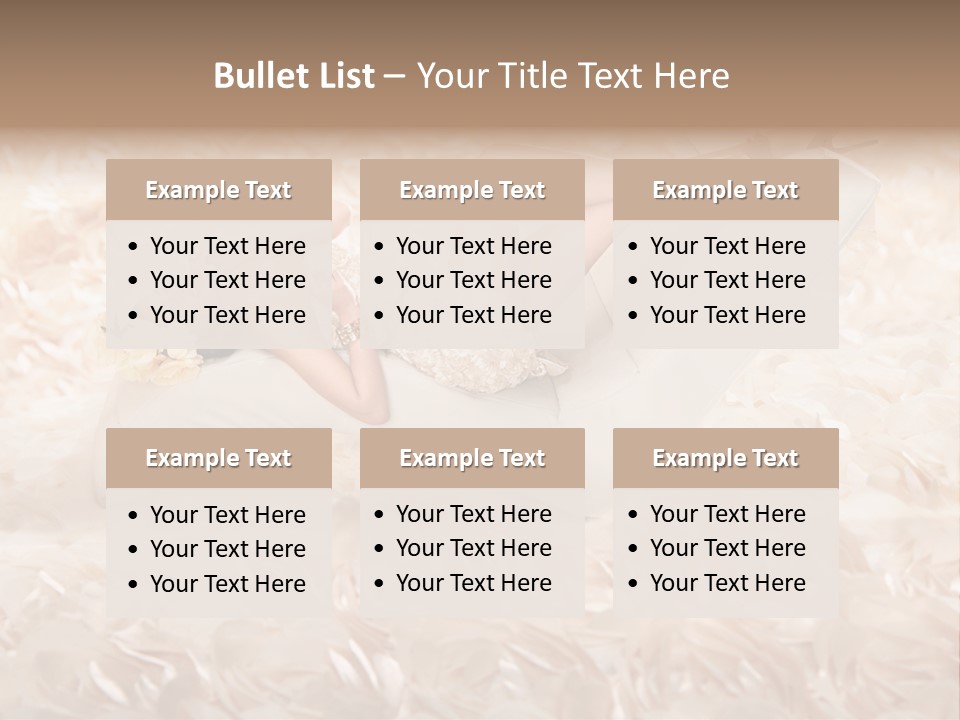 Orchids Lady Eyeshadow PowerPoint Template