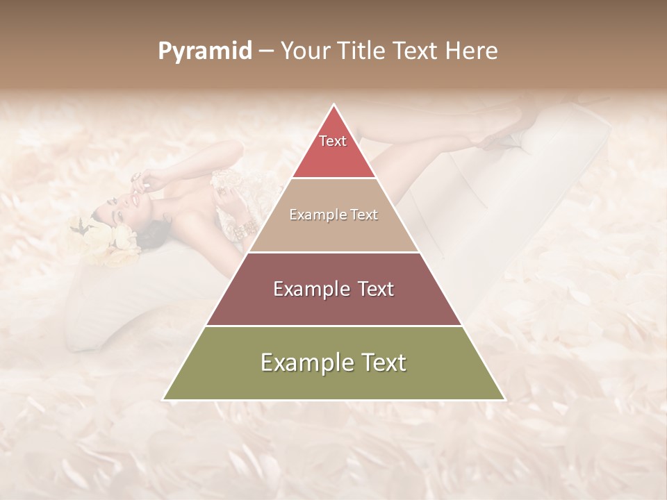 Orchids Lady Eyeshadow PowerPoint Template