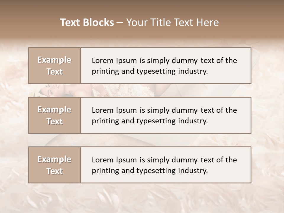 Orchids Lady Eyeshadow PowerPoint Template