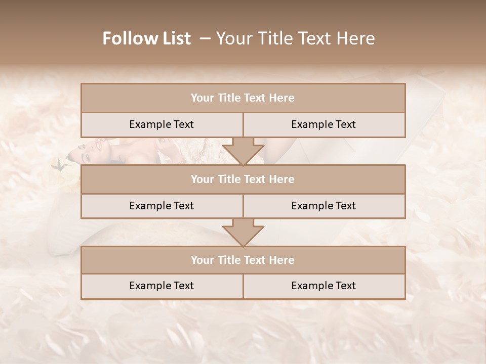 Orchids Lady Eyeshadow PowerPoint Template