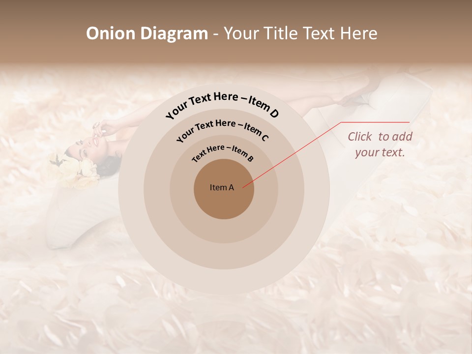 Orchids Lady Eyeshadow PowerPoint Template