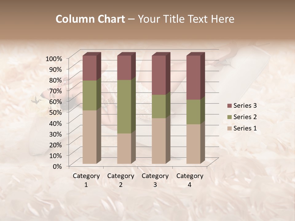 Orchids Lady Eyeshadow PowerPoint Template