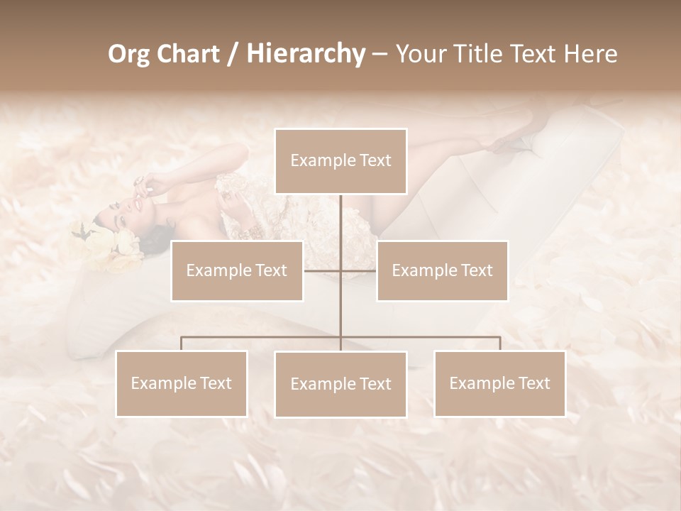 Orchids Lady Eyeshadow PowerPoint Template