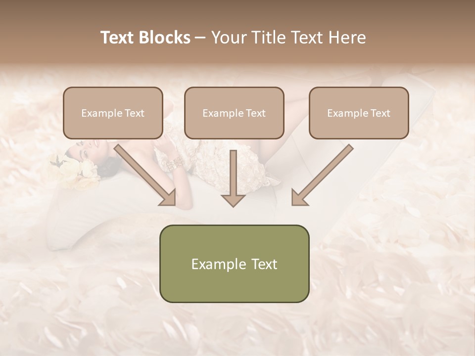 Orchids Lady Eyeshadow PowerPoint Template