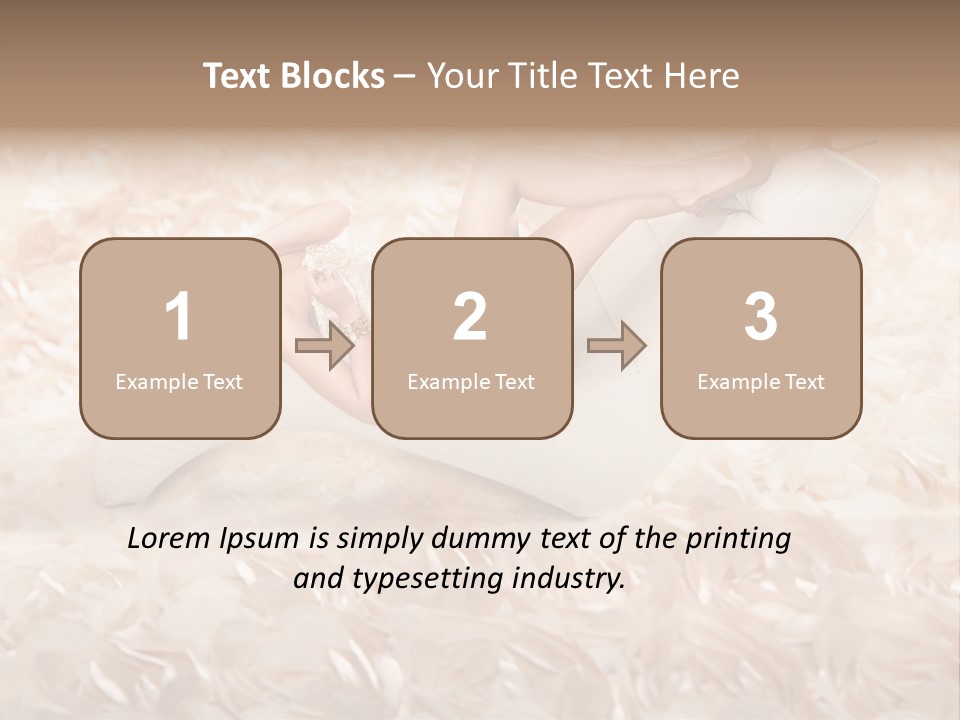 Orchids Lady Eyeshadow PowerPoint Template