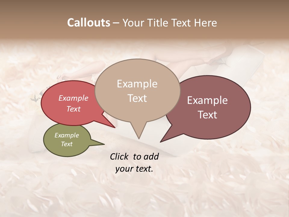 Orchids Lady Eyeshadow PowerPoint Template