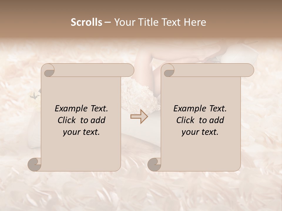 Orchids Lady Eyeshadow PowerPoint Template
