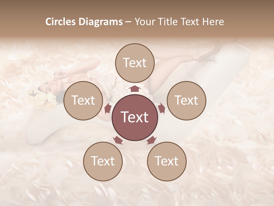 Orchids Lady Eyeshadow PowerPoint Template