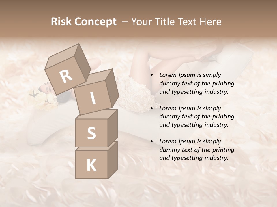 Orchids Lady Eyeshadow PowerPoint Template