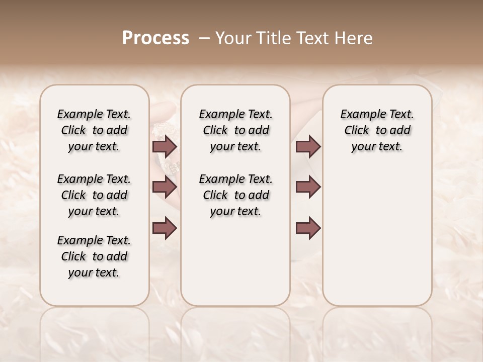 Orchids Lady Eyeshadow PowerPoint Template