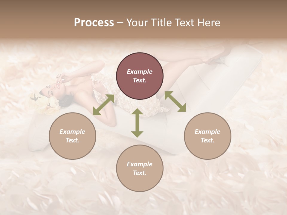 Orchids Lady Eyeshadow PowerPoint Template