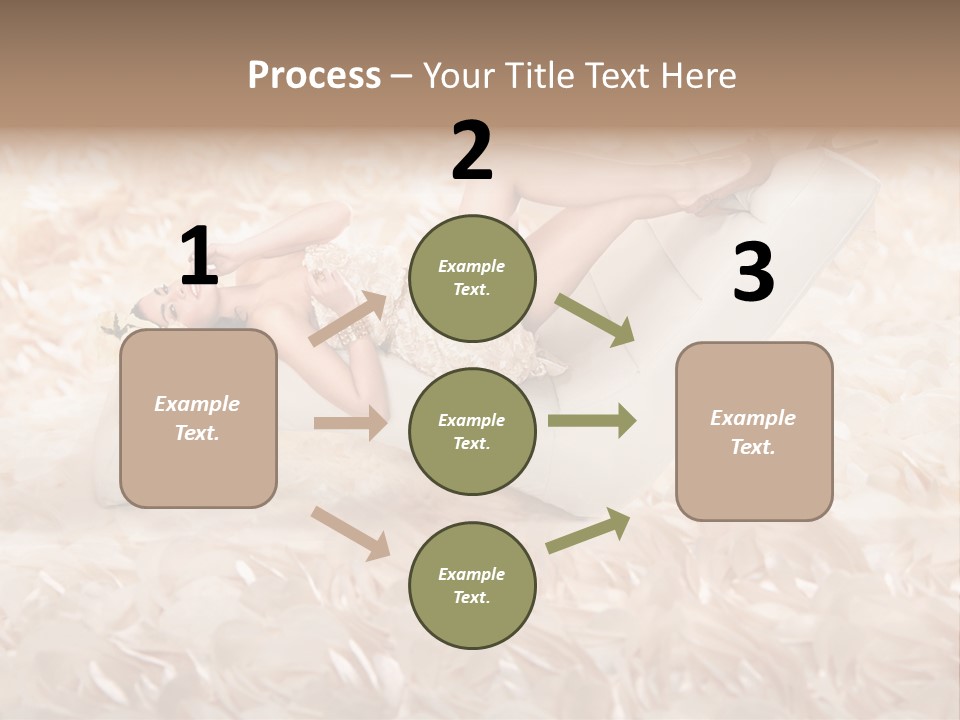 Orchids Lady Eyeshadow PowerPoint Template