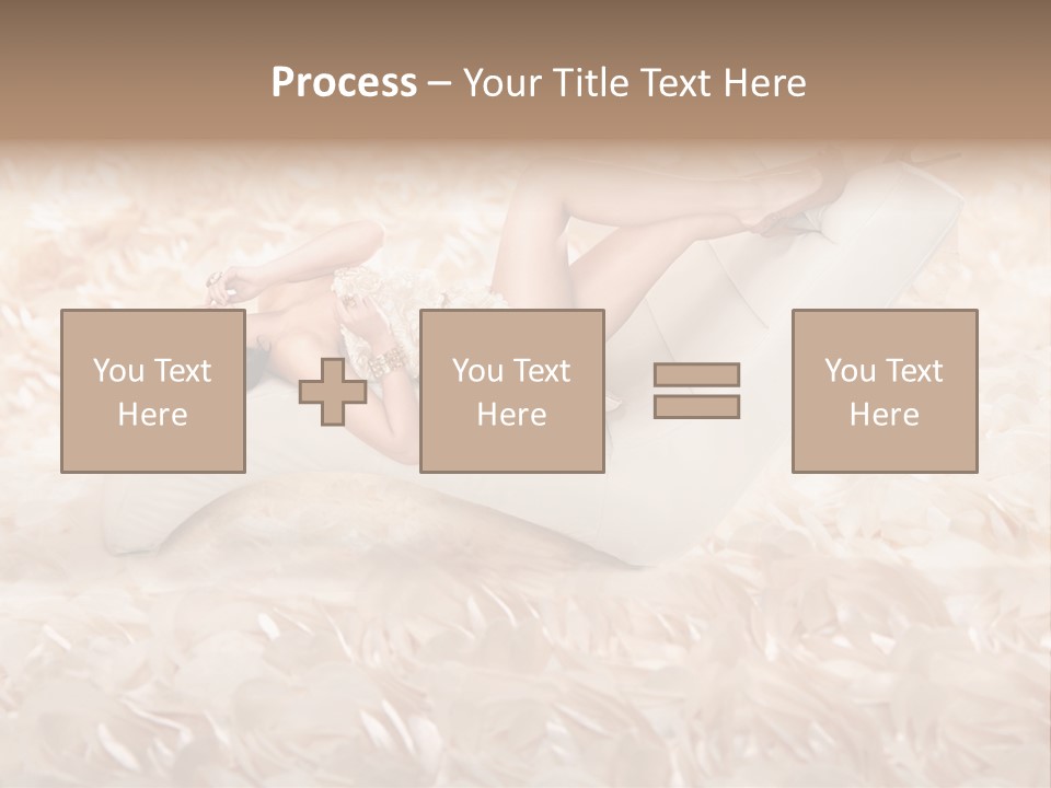 Orchids Lady Eyeshadow PowerPoint Template