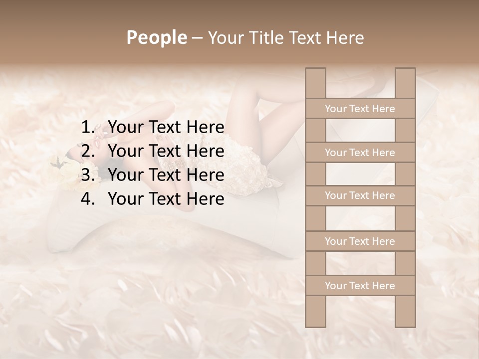 Orchids Lady Eyeshadow PowerPoint Template