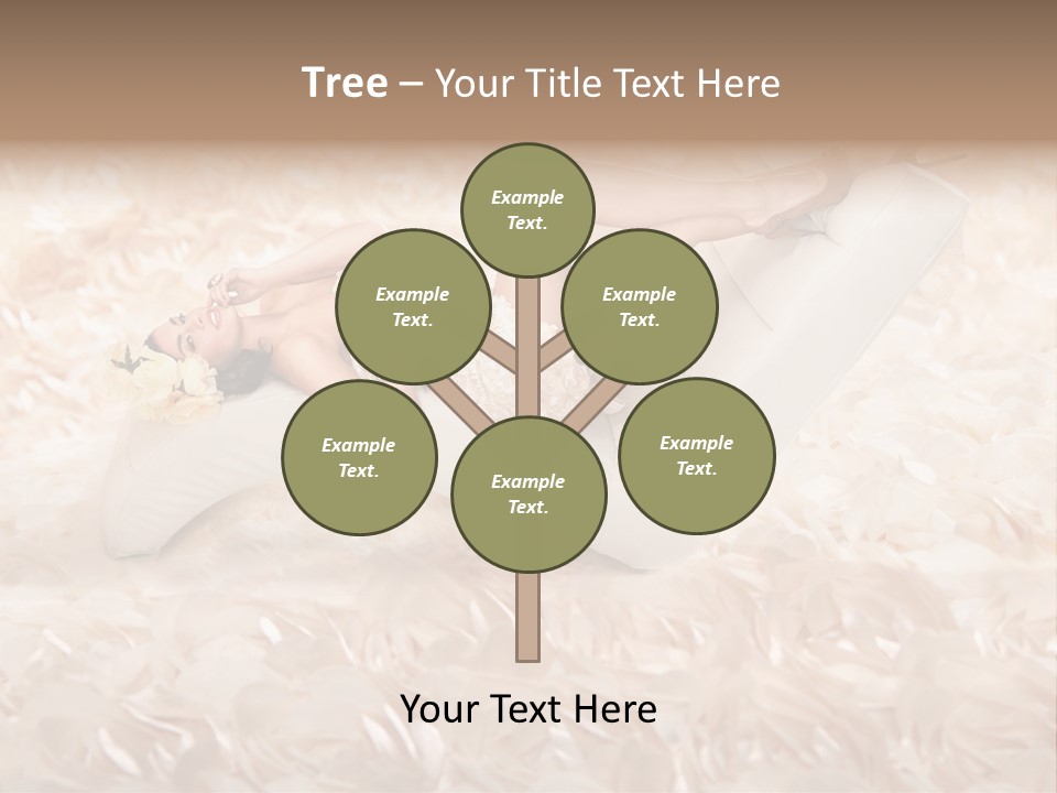 Orchids Lady Eyeshadow PowerPoint Template