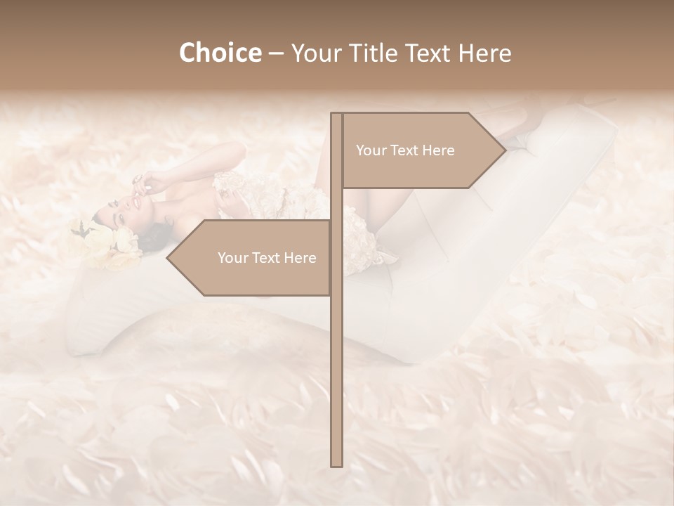 Orchids Lady Eyeshadow PowerPoint Template